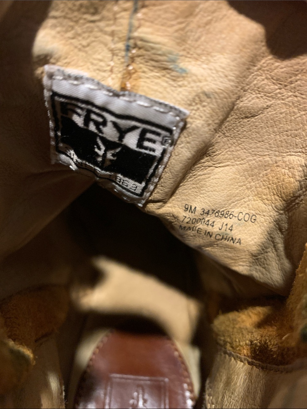 Frye Cognac Leather Pointed-Toe Ankle Booties Size 9 - Picture 7 of 14